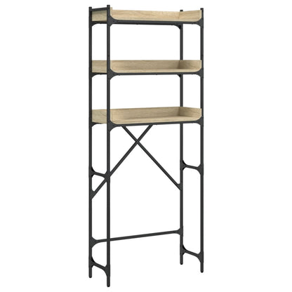 Scaffale per Lavatrice Rovere Sonoma 67x25x163 cm Multistrato | homemem39