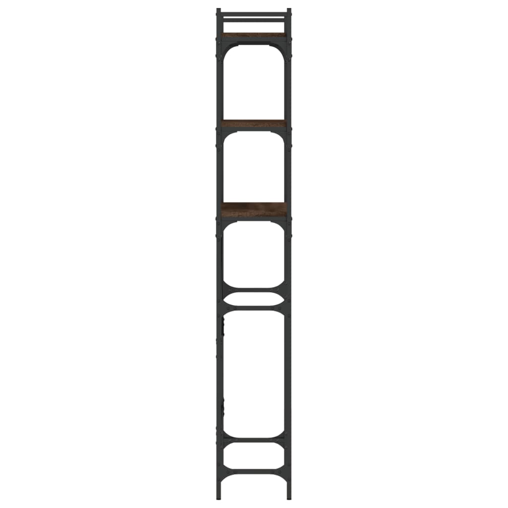 Scaffale per Lavatrice Rovere Marrone 67x25x163 cm Multistrato - homemem39