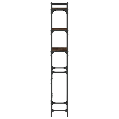 Scaffale per Lavatrice Rovere Marrone 67x25x163 cm Multistrato - homemem39