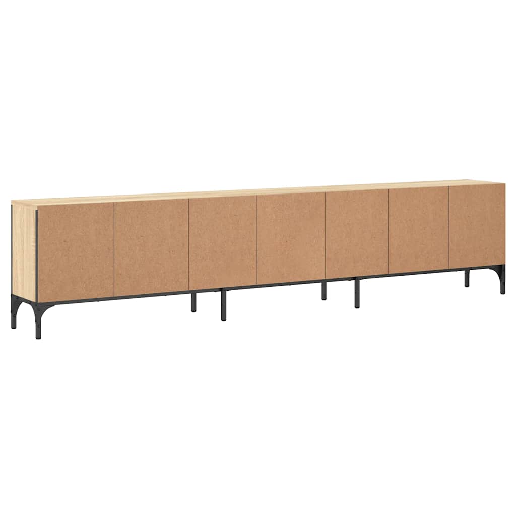 Mobile TV Cassetto Rovere Sonoma 200x25x44 cm Legno Multistrato | homemem39