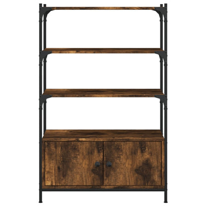 Libreria 3 Ripiani Rovere Fumo 70x30x109,5 cm Legno Multistrato | homemem39