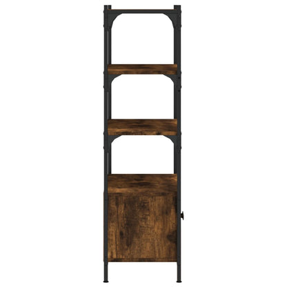 Libreria 3 Ripiani Rovere Fumo 70x30x109,5 cm Legno Multistrato | homemem39