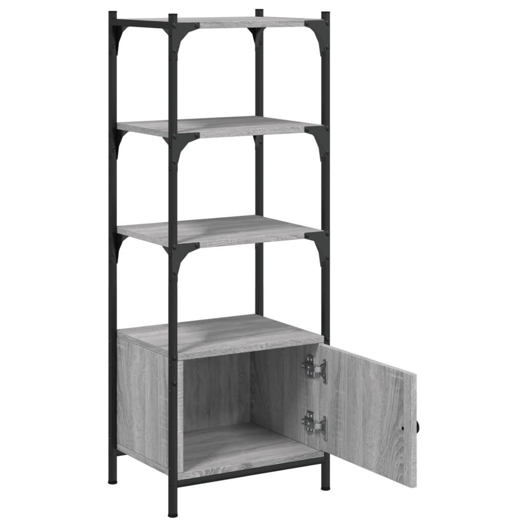 Libreria 3Ripiani Grigio Sonoma 41x30x109,5cm Legno Multistrato | homemem39