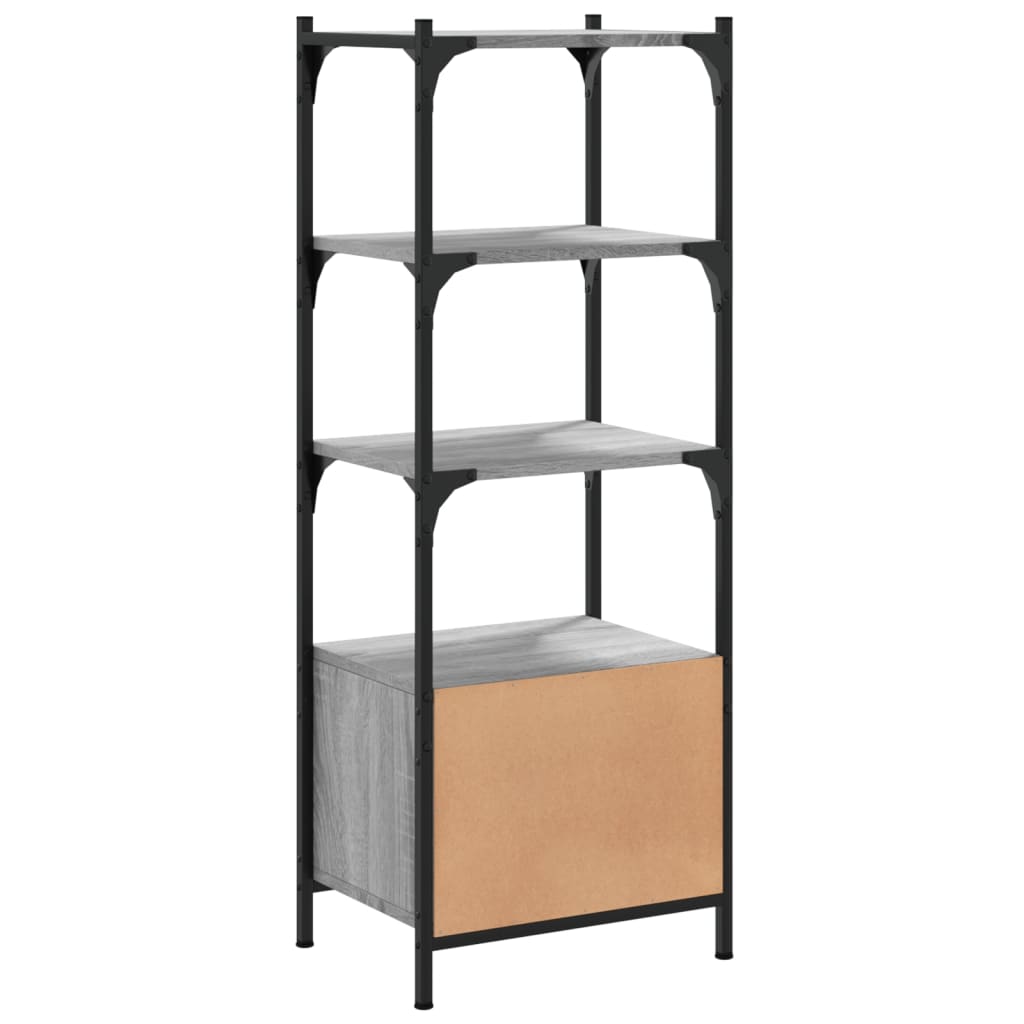 Libreria 3Ripiani Grigio Sonoma 41x30x109,5cm Legno Multistrato | homemem39