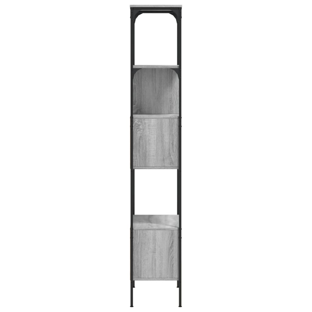 Libreria 5Ripiani Grigio Sonoma 76x33x188,5cm Legno Multistrato | homemem39