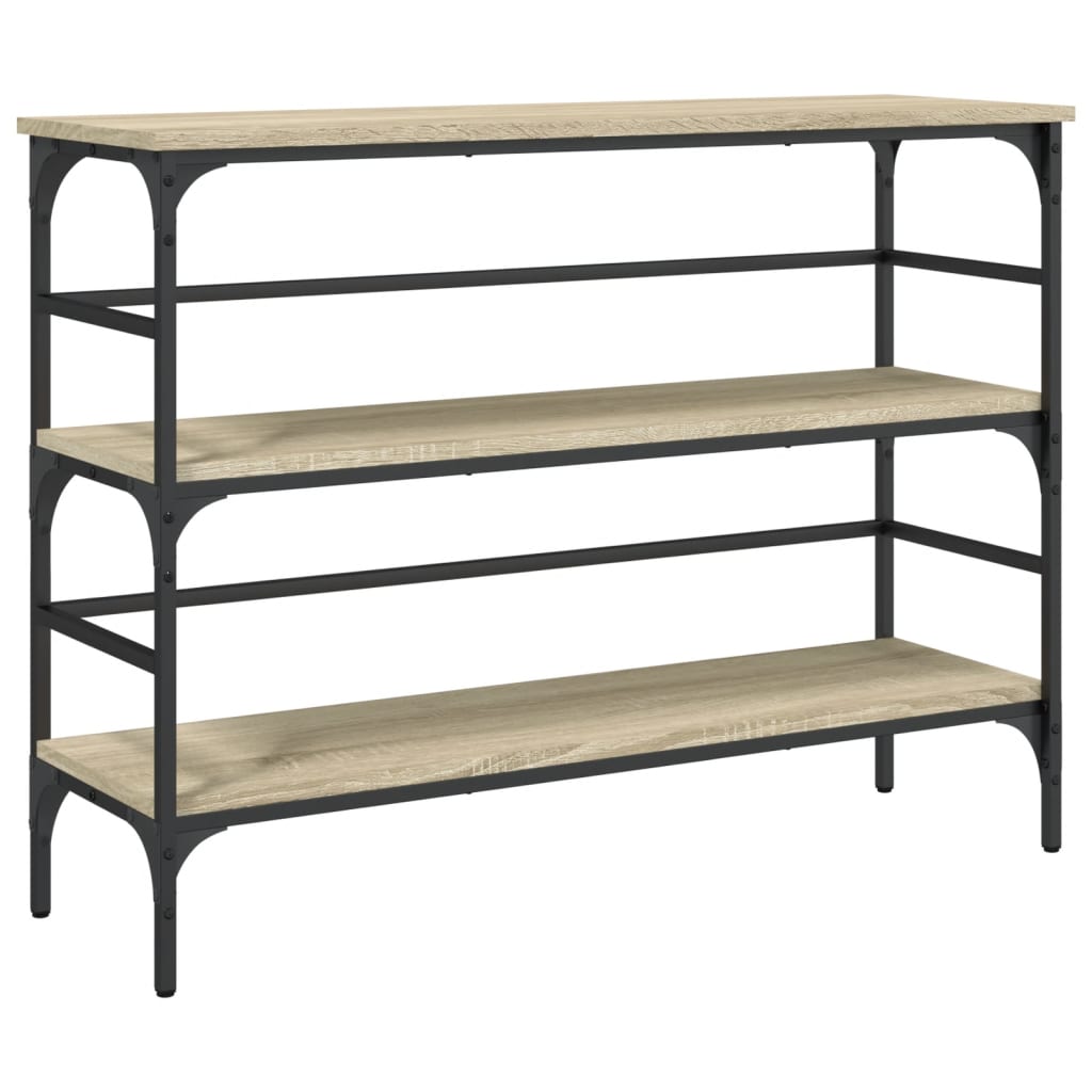 Tavolo Consolle Rovere Sonoma 100x32x75 cm in Legno Multistrato - homemem39