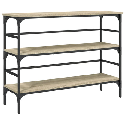 Tavolo Consolle Rovere Sonoma 100x32x75 cm in Legno Multistrato - homemem39