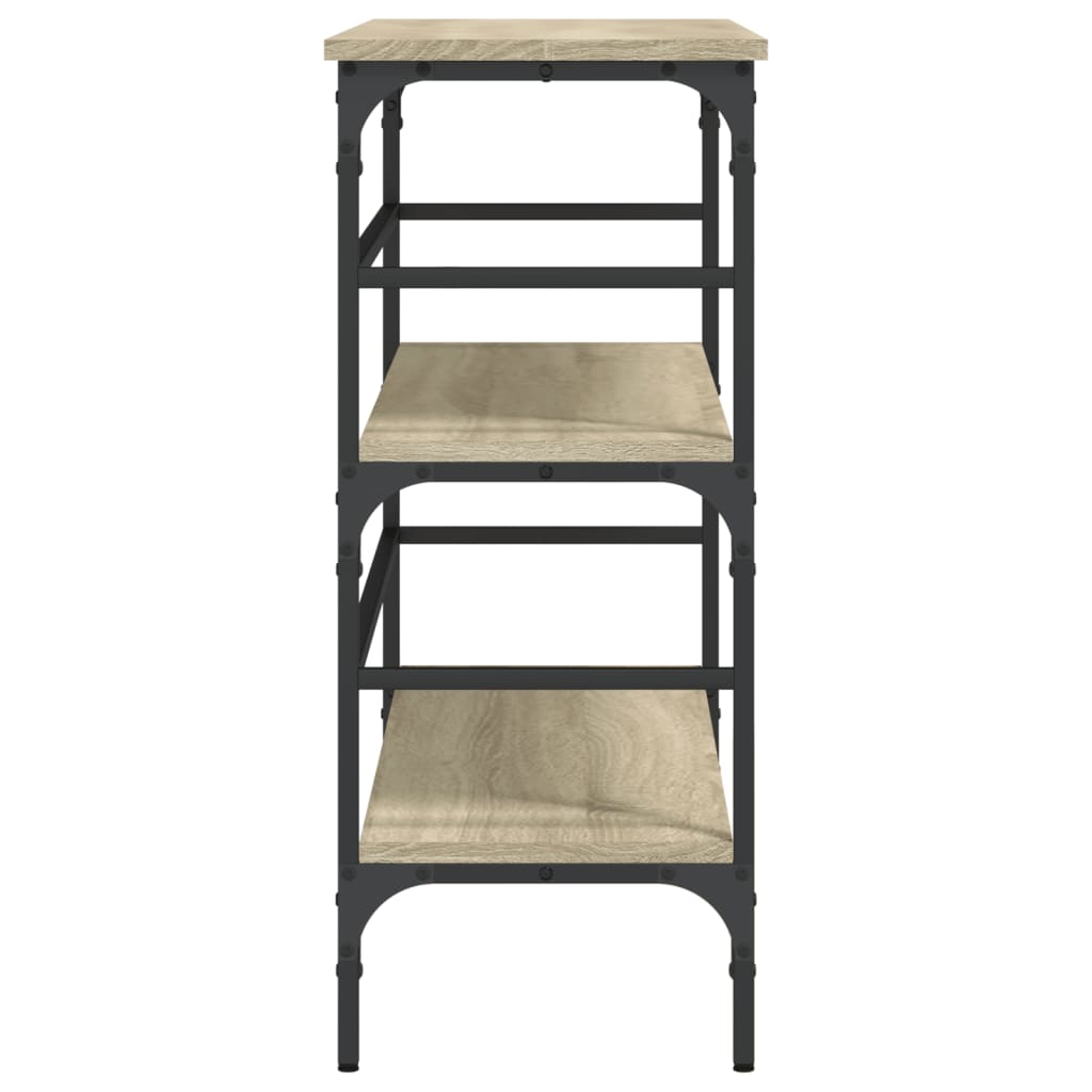 Tavolo Consolle Rovere Sonoma 100x32x75 cm in Legno Multistrato - homemem39