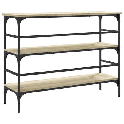 Tavolo Consolle Rovere Sonoma 100x32x75 cm in Legno Multistrato - homemem39