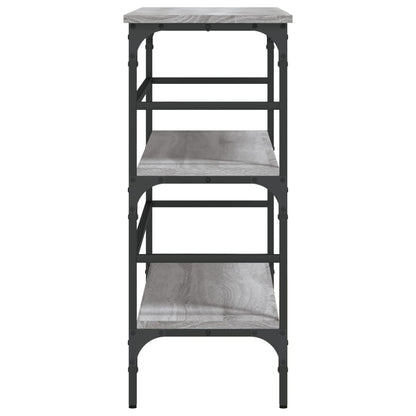 Tavolo Consolle Grigio Sonoma 100x32x75 cm in Legno Multistrato - homemem39