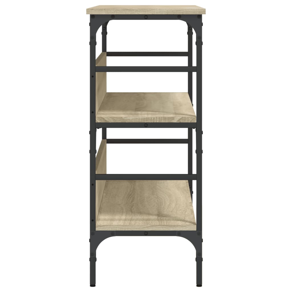 Tavolo Consolle Rovere Sonoma 100x32x75 cm in Legno Multistrato - homemem39