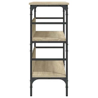Tavolo Consolle Rovere Sonoma 100x32x75 cm in Legno Multistrato - homemem39