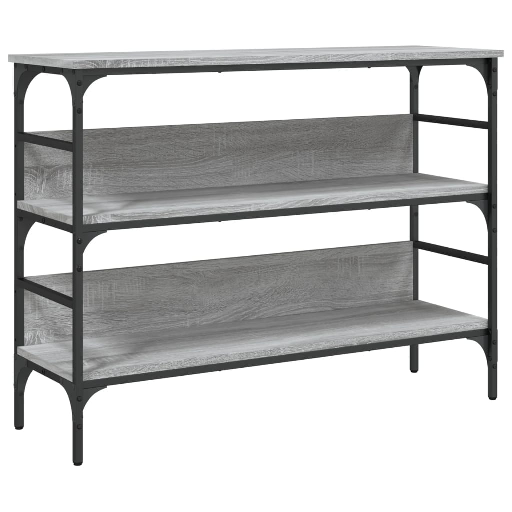 Tavolo Consolle Grigio Sonoma 100x32x75 cm in Legno Multistrato - homemem39