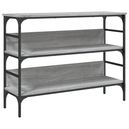 Tavolo Consolle Grigio Sonoma 100x32x75 cm in Legno Multistrato - homemem39