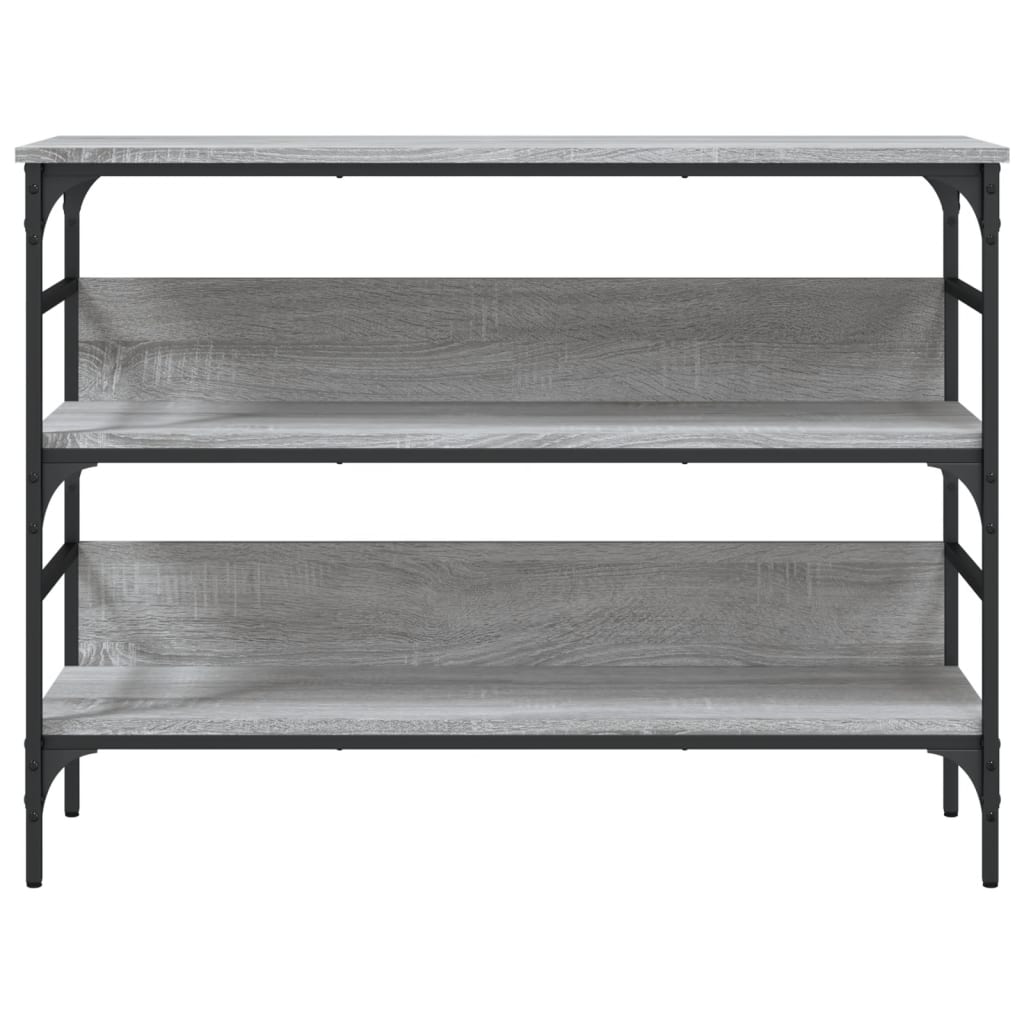 Tavolo Consolle Grigio Sonoma 100x32x75 cm in Legno Multistrato - homemem39