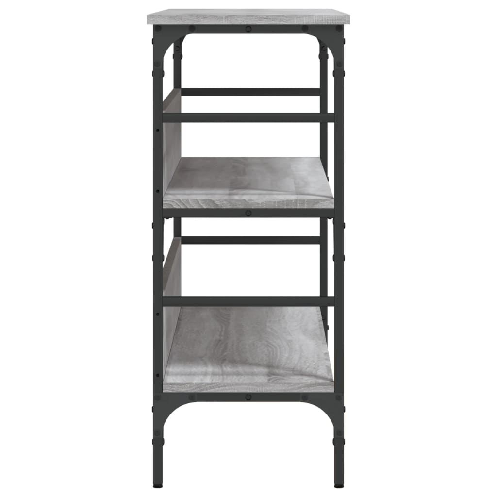 Tavolo Consolle Grigio Sonoma 100x32x75 cm in Legno Multistrato - homemem39