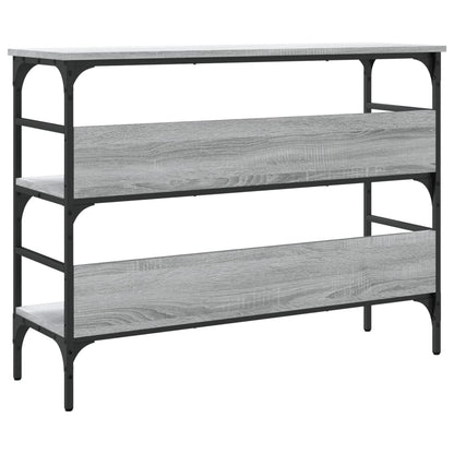 Tavolo Consolle Grigio Sonoma 100x32x75 cm in Legno Multistrato - homemem39