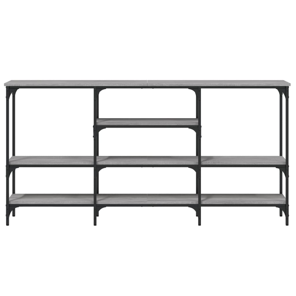 Tavolo Consolle Grigio Sonoma 160x29x80 cm in Legno Multistrato - homemem39