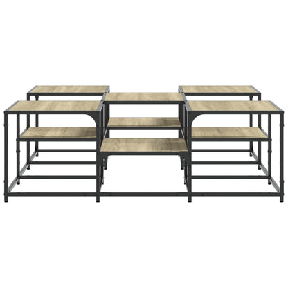 Tavolino Salotto Rovere Sonoma 121x121x40 cm Legno Multistrato | homemem39