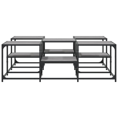 Tavolino Salotto Grigio Sonoma 121x121x40 cm Legno Multistrato | homemem39