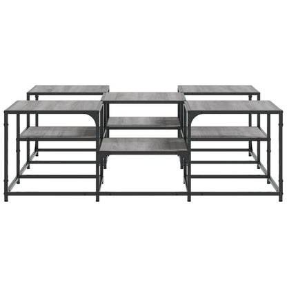 Tavolino Salotto Grigio Sonoma 121x121x40 cm Legno Multistrato | homemem39