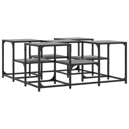 Tavolino da Salotto Grigio Sonoma 91x91x40 cm Legno Multistrato | homemem39