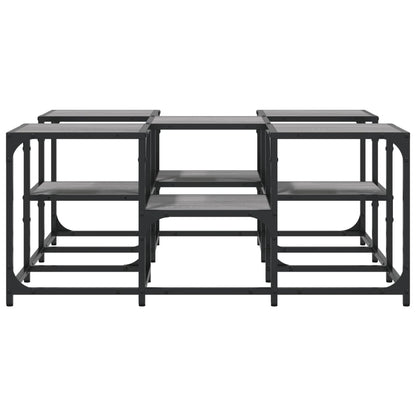 Tavolino da Salotto Grigio Sonoma 91x91x40 cm Legno Multistrato | homemem39