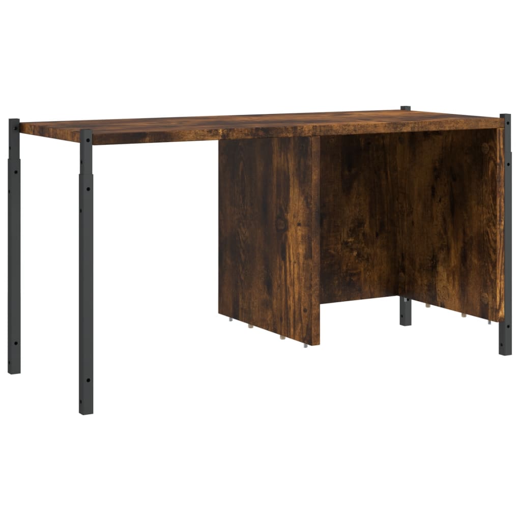 Libreria Rovere Fumo 72x28x172 cm in Legno Multistrato | homemem39