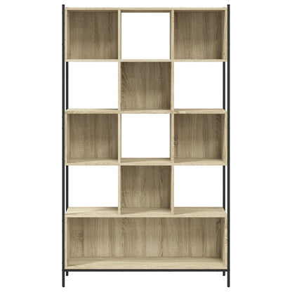 Libreria Rovere Sonoma 102x28x172 cm in Legno Multistrato