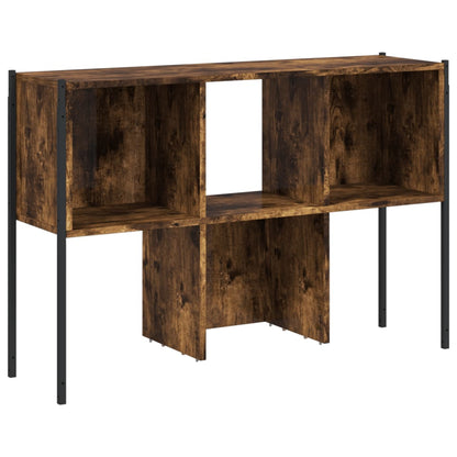 Libreria Rovere Fumo 102x28x172 cm in Legno Multistrato