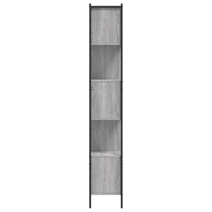 Libreria Grigio Sonoma 102x28x172 cm in Legno Multistrato | homemem39