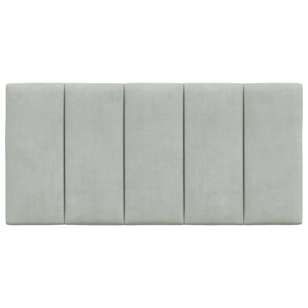 Cuscino testiera Hanko Grigio Chiaro 100 cm Velluto | homemem39