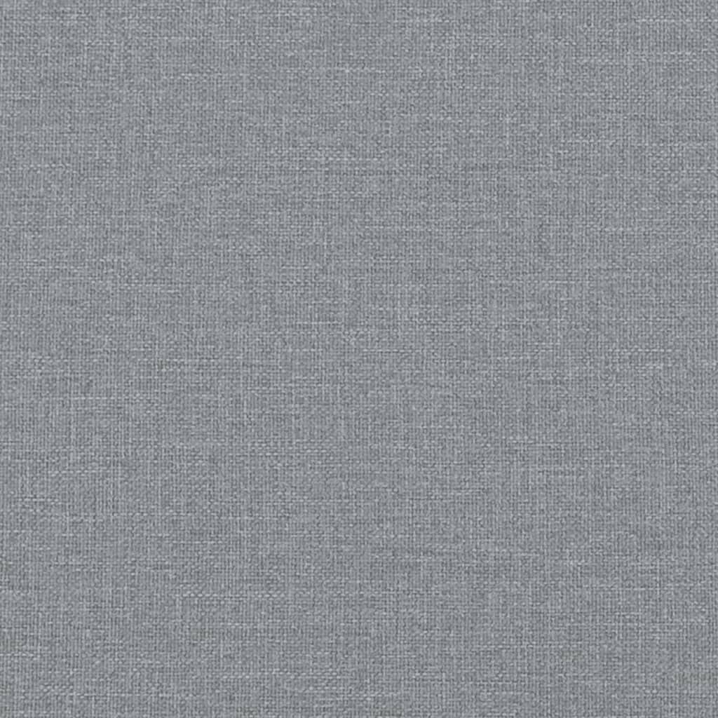 Giroletto senza Materasso Grigio Chiaro 140x190 cm Tessuto