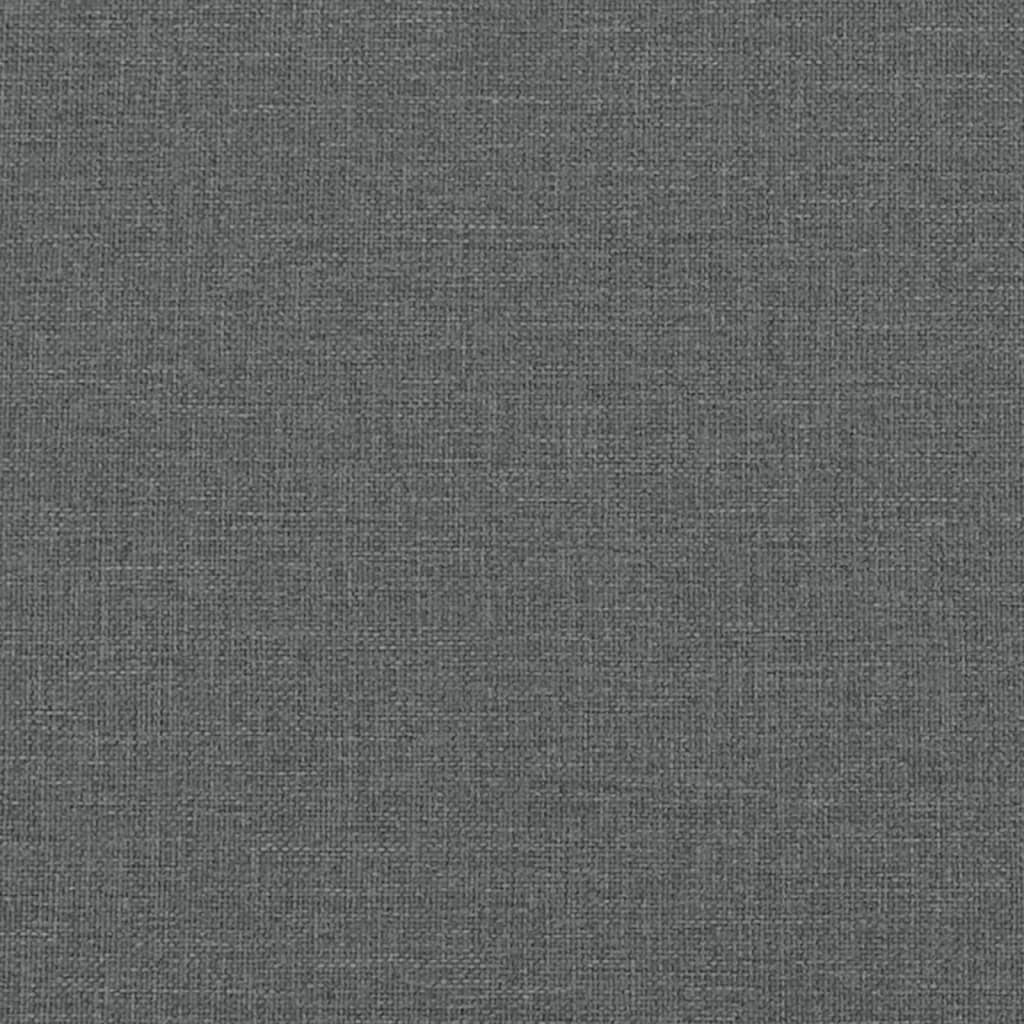 Giroletto senza Materasso Grigio Scuro 140x200 cm Tessuto