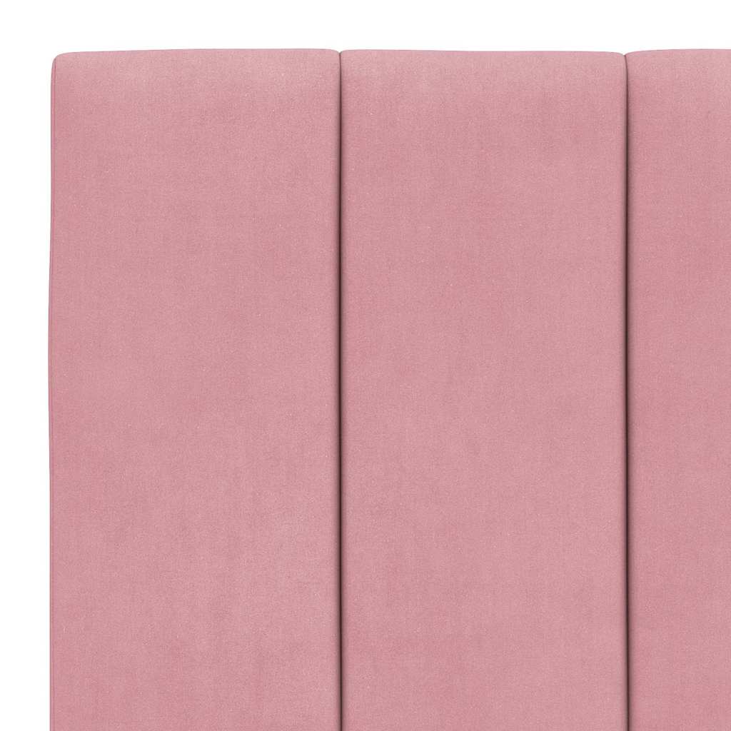 Giroletto senza Materasso Hanko Rosa 80x200 cm in Velluto | homemem39
