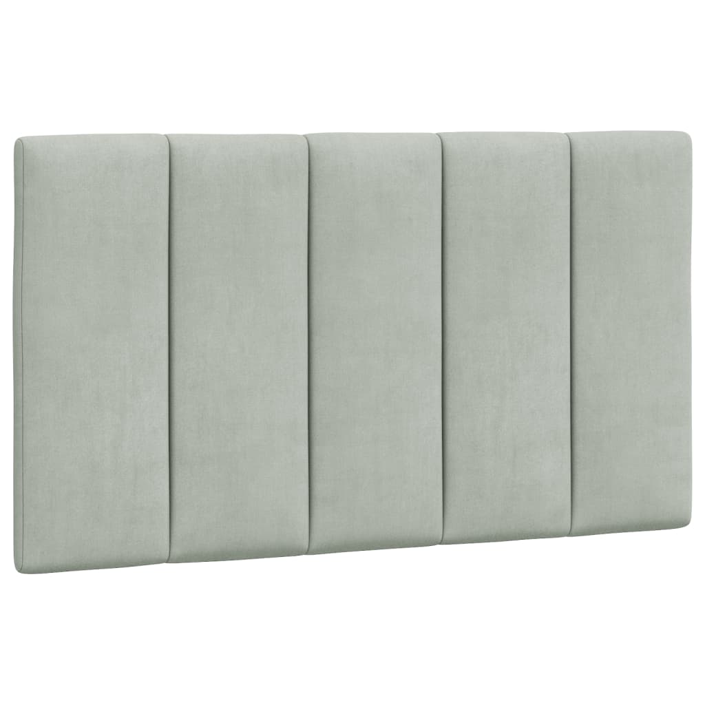 Giroletto senza Materasso Hanko Grigio Chiaro 90x190 cm Velluto - homemem39