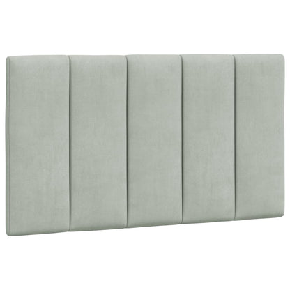 Giroletto senza Materasso Hanko Grigio Chiaro 90x190 cm Velluto - homemem39