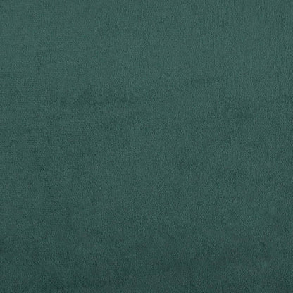 Giroletto senza Materasso Verde Scuro 90x190 cm in Velluto