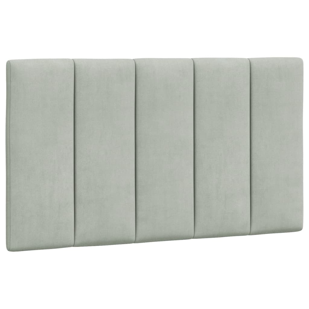 Giroletto senza Materasso Hanko Grigio Chiaro 90x200 cm Velluto - homemem39