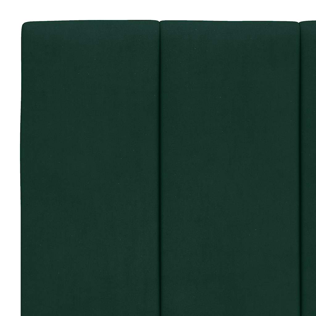 Giroletto senza Materasso Hanko Verde Scuro 100x200 cm in Velluto | homemem39