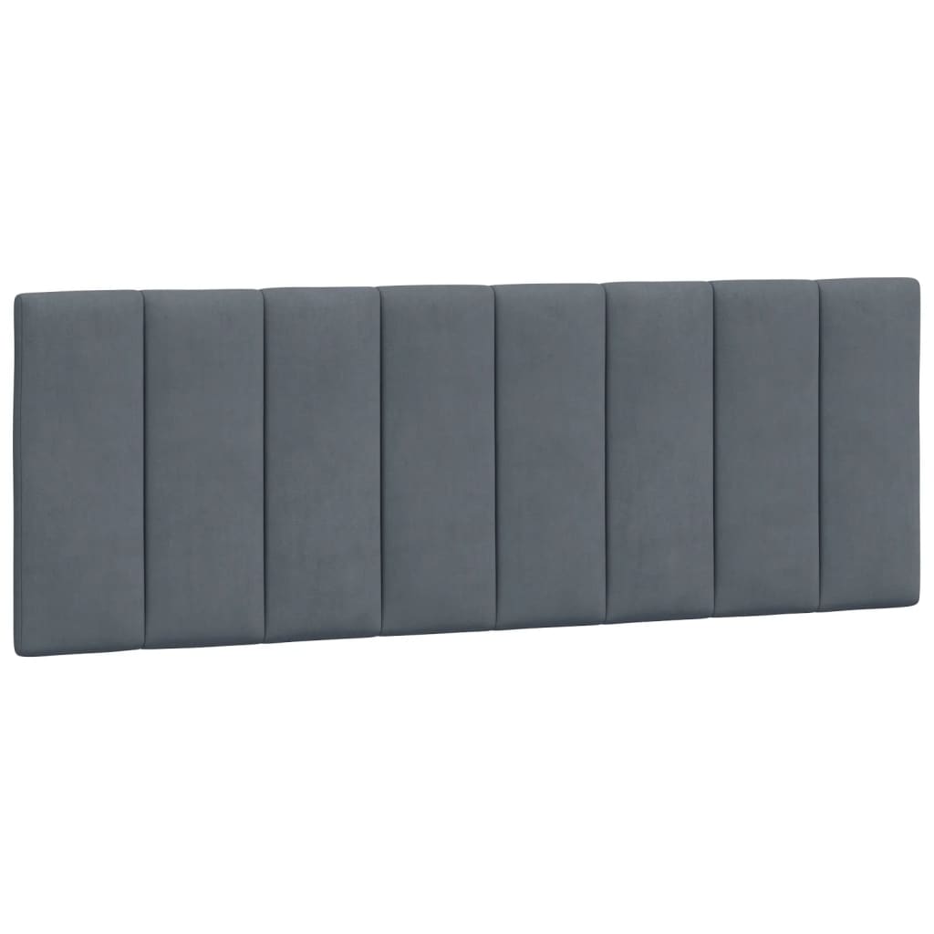 Giroletto senza Materasso Grigio Scuro 120x200 cm Velluto