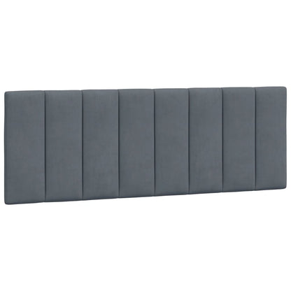 Giroletto senza Materasso Grigio Scuro 120x200 cm Velluto