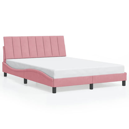 Giroletto senza Materasso Hanko Rosa 120x200 cm in Velluto | homemem39