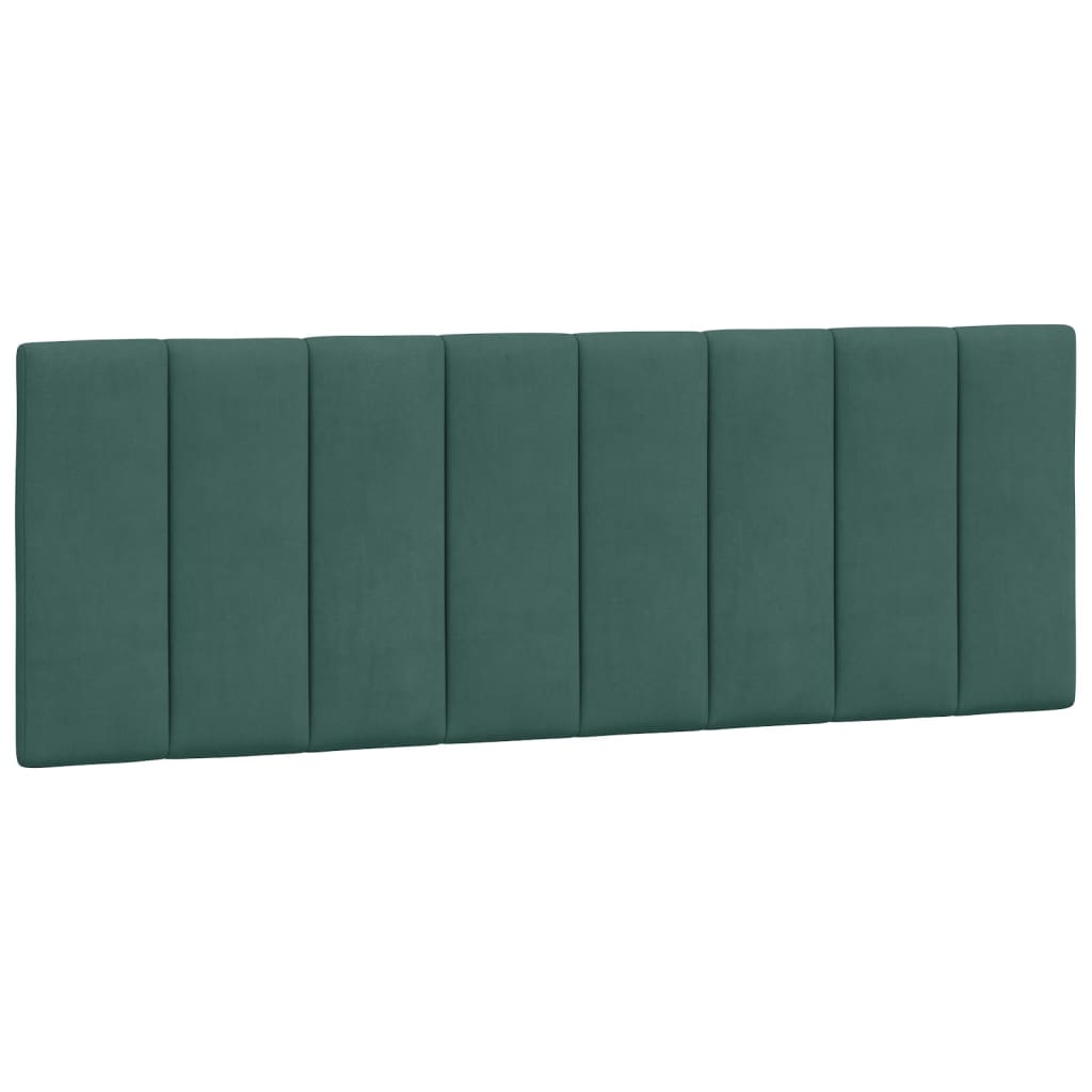 Giroletto senza Materasso Hanko Verde Scuro 140x190 cm in Velluto - homemem39