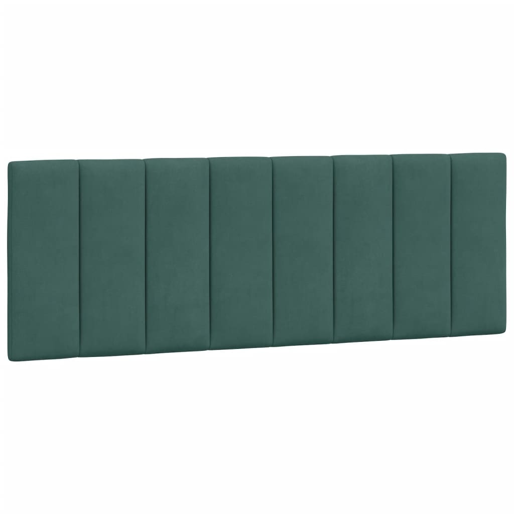 Giroletto senza Materasso Verde Scuro 140x200 cm in Velluto