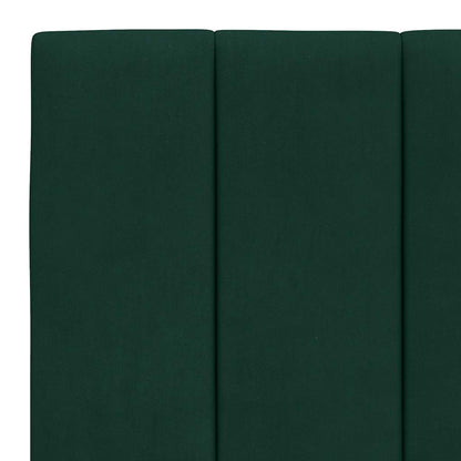 Giroletto senza Materasso Hanko Verde Scuro 180x200 cm in Velluto | homemem39