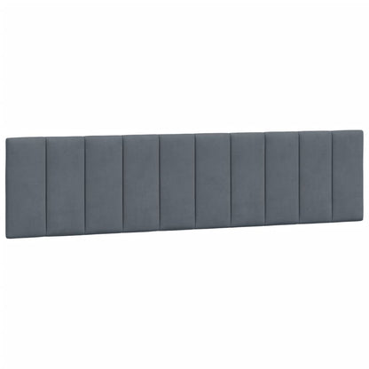 Giroletto senza Materasso Grigio Scuro 200x200 cm Velluto - homemem39