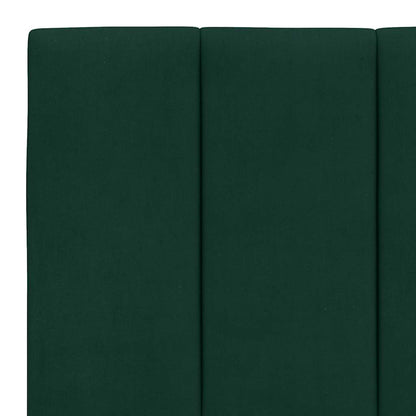 Giroletto senza Materasso Hanko Verde Scuro 200x200 cm in Velluto