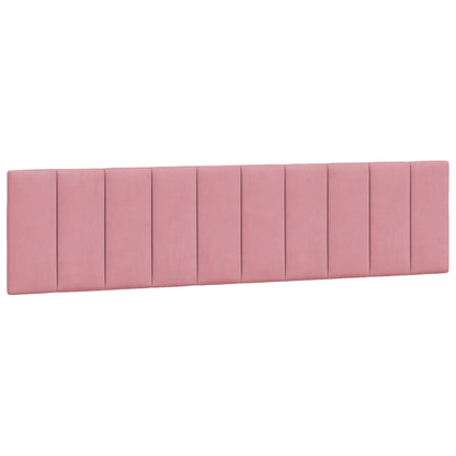 Giroletto senza Materasso Hanko Rosa 200x200 cm in Velluto