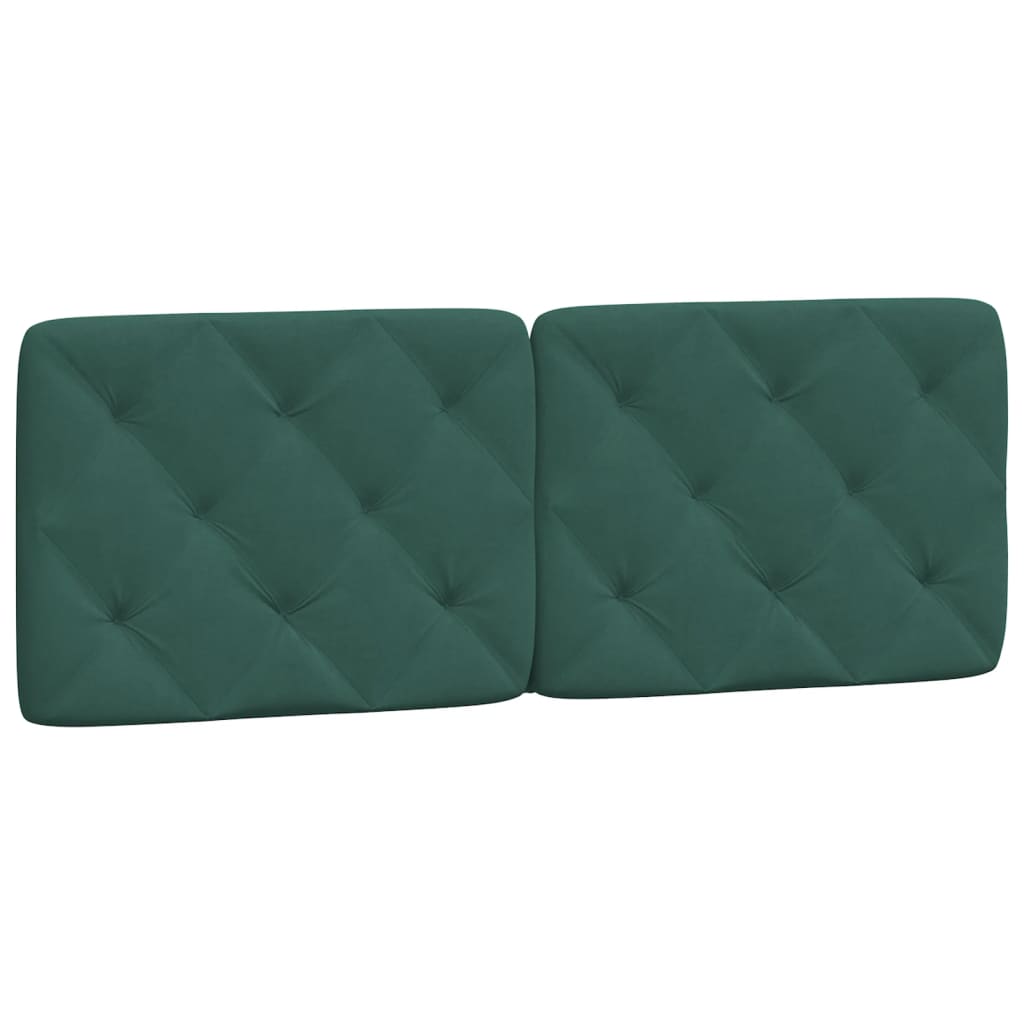 Giroletto senza Materasso Verde Scuro 140x190 cm in Velluto - homemem39